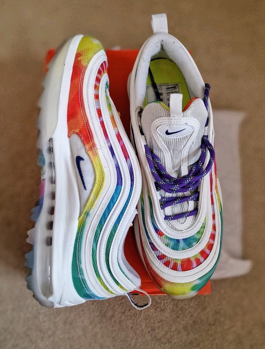 Nike Air Max 97 Golf NRG Peace Love Tie-Dye White Size