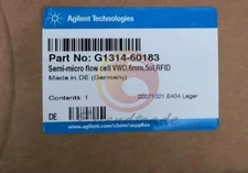 ONE New Agilent flow-through cell G1314-60183