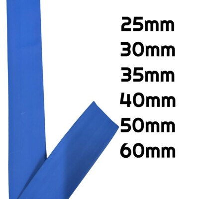 Blau Schrumpfschlauch Sleeving Car Wire Wrap Heatshrink 1m geliefert