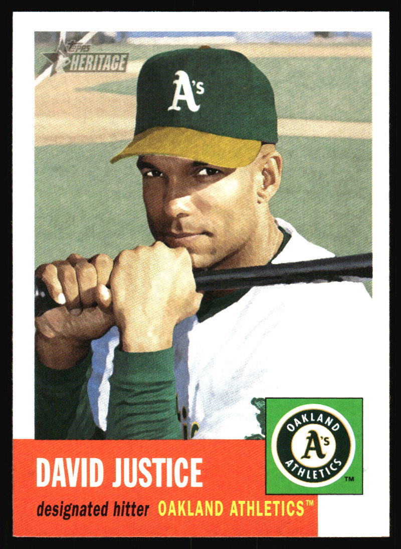 David Justice #148 (Baseball Cards 2002 Topps Heritage) — is it worth grading?