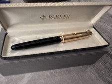Penna Stilografica Vintage Collezione PARKER 51 nera 12 kt oro Anni 50