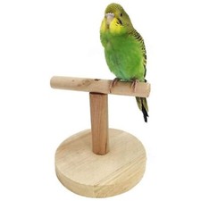 Wood Bird Perch Stand,Playground, Bird Play Gym Wood Perch Stand T 6" x 5"  in