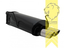 Sportauspuff Endschalldämpfer für BMW 3er E46 Limousine Coupe Touring 75 x 135mm