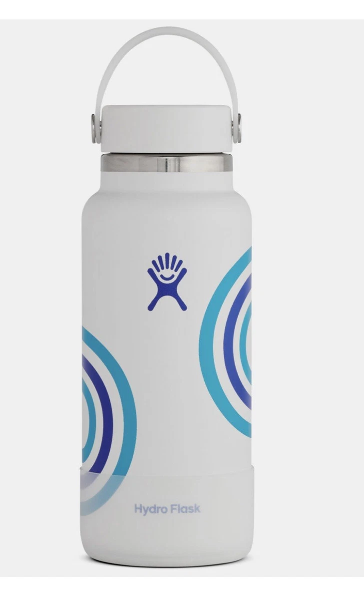 Limited Edition Hydro Flask 32oz Refill For Good White Cap and Clear Boot