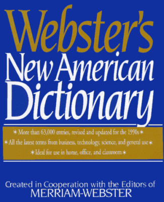 Websters New American Diction - Hardcover - ACCEPTABLE