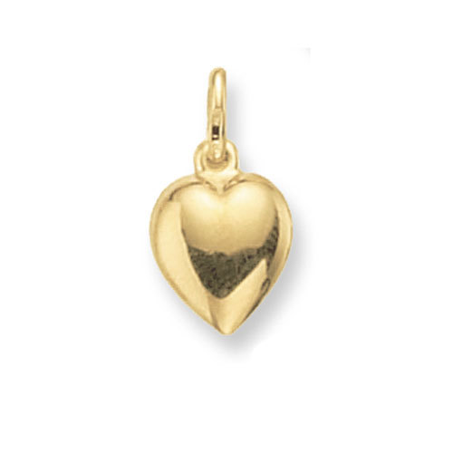 Small Gold Heart Pendant Hallmarked 9 