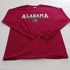 Gildan Ultra Cotton Alabama Crimson Tide BAMA Men's Red Cotton T-Shirt Size M