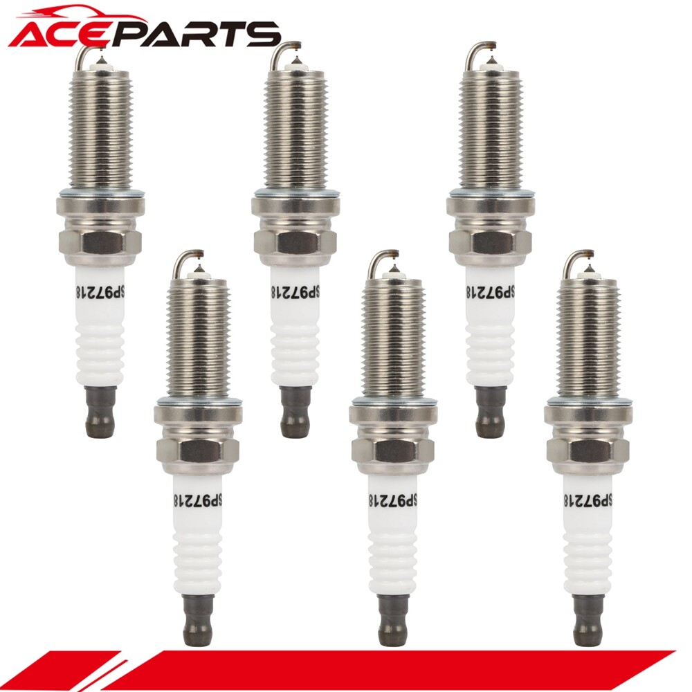 6 Double Iridium Spark Plugs Fits 2010-2011 Cadillac SR Saab 9-5 2.8L V6