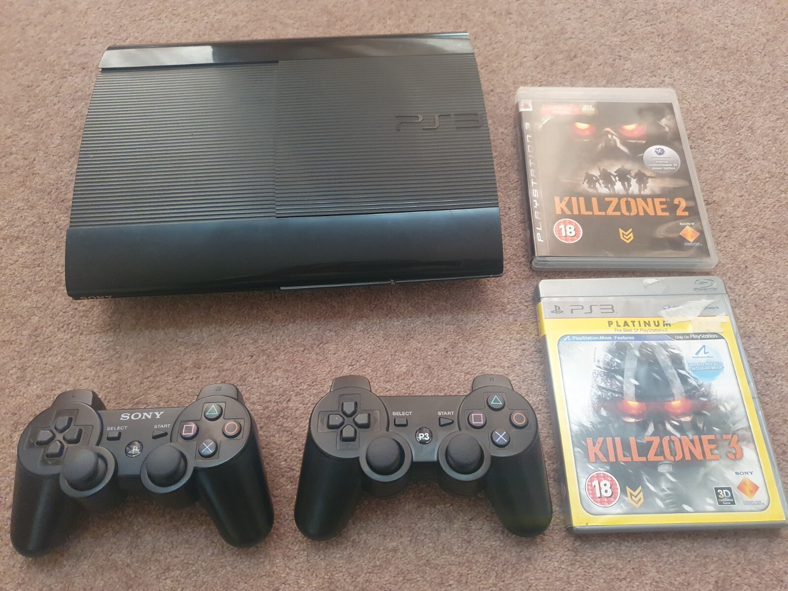 Sony Playstation 3 Super Slim 500GB Charcoal Black Console (CECH-4003C) for  sale online | eBay