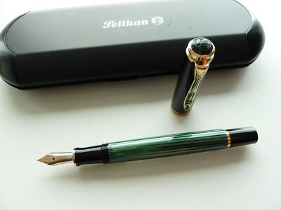 Pelikan Old Style M600 - Füllfederhalter  - 18k M-Feder PF-Gütesiegel