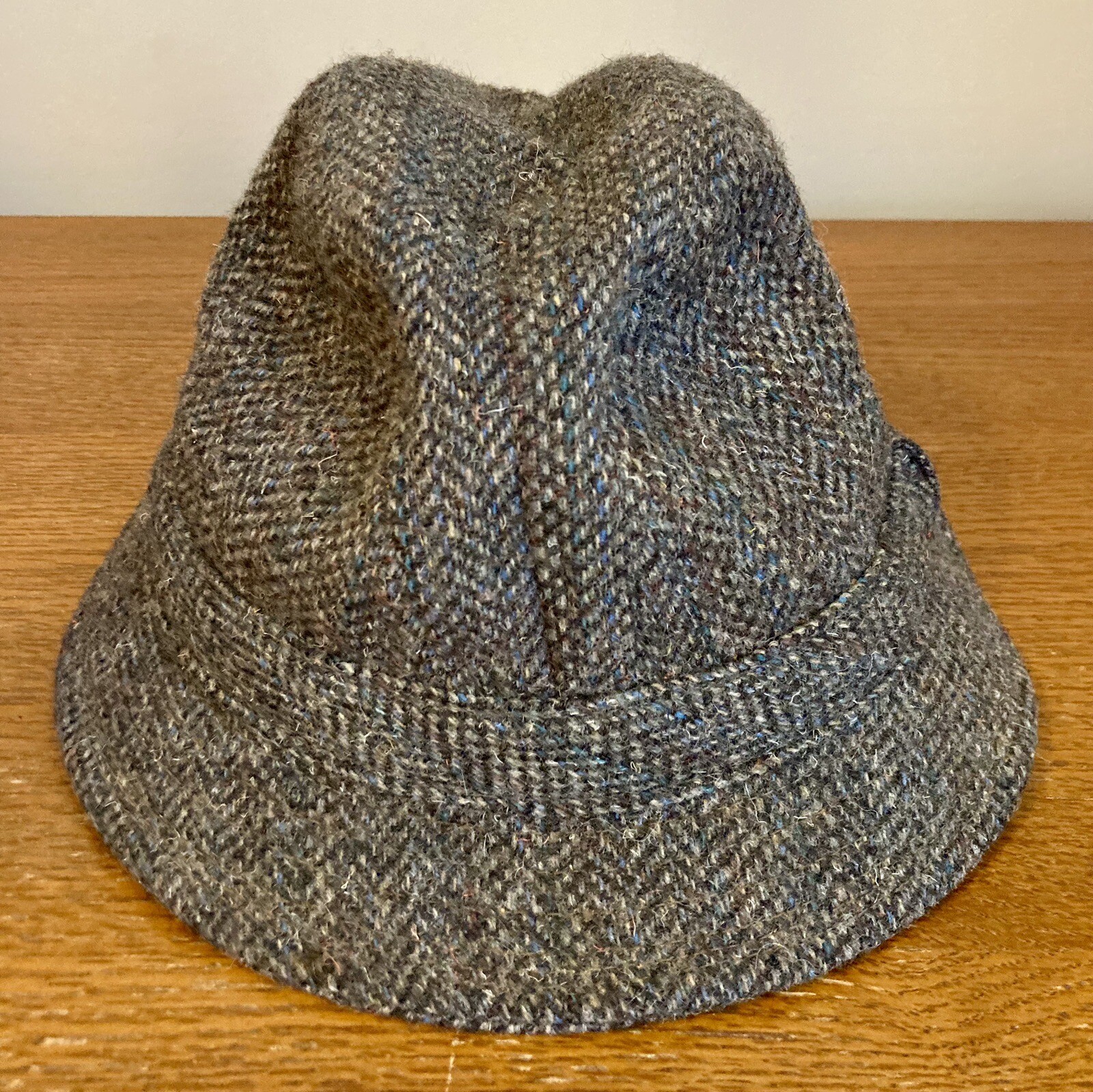 Pendleton Woolen Mills Fedora Hat Gray Herringbon… - image 3