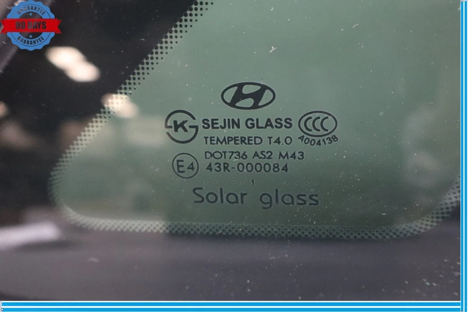 11-16 Hyundai Equus Right Passenger Side Quarter Window Glass 87820-3N000 Oem - Image 4 of 4