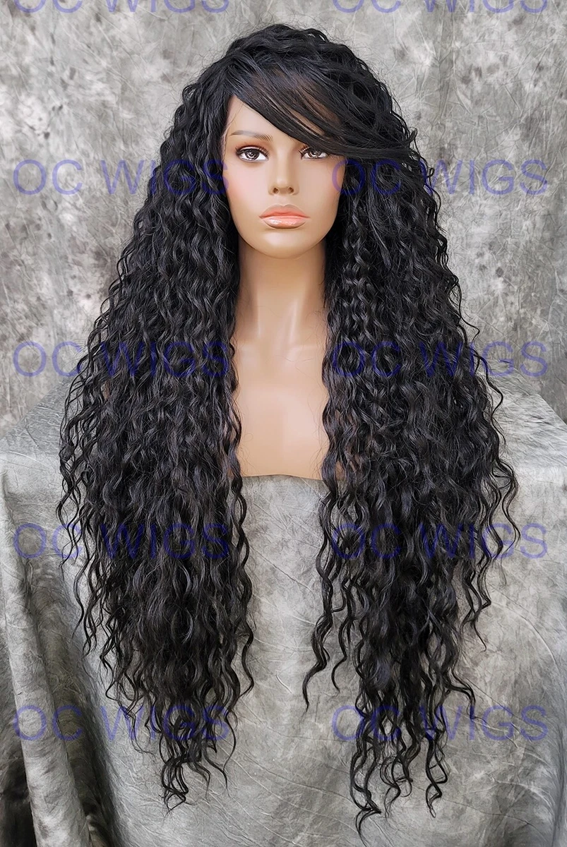 Human hair spiral curl wigs top