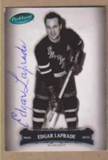 Edgar Laprade signed 2006-07 Upper Deck Parkhurst card#60-New York.Rangers (Dec)