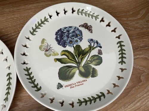Set Of 3 Portmeirion Botanic Garden 10.5" Round Dinner Plates Free Shipping - Picture 3 of 8