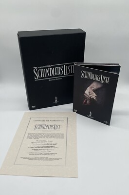 DVD Schindlers Liste Limited Edition Collector's Box[ MIT ZERTIFIKAT ]