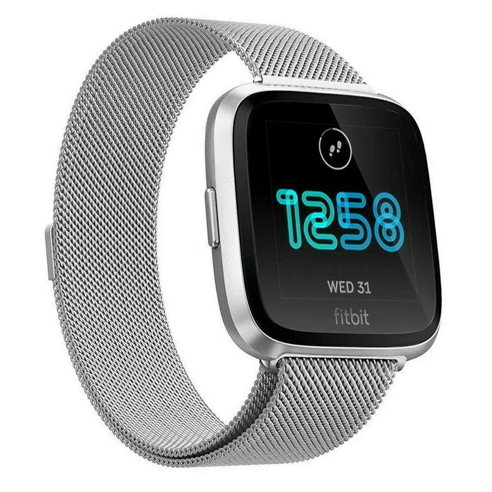 Correa de muñeca para Fitbit Versa 2/Versa/Lite correa de reloj lazo magnético milanés Foto 4 de 4