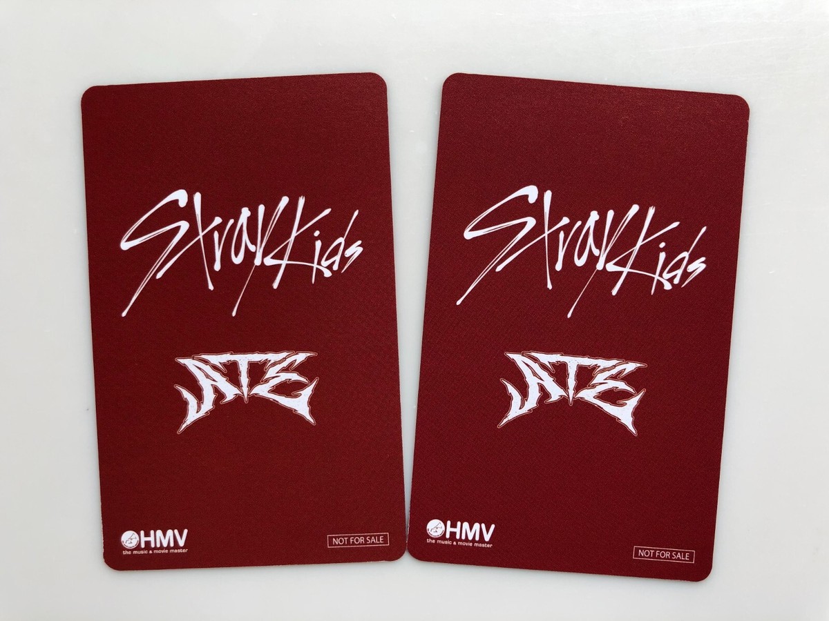 Stray Kids Lee Know Han ATE Album HMV Official Photo Card PC 2set