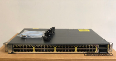 CISCO WS-C3750E-48TD-S 48-Port GIGABIT Switch ios-15.2-tar 3750E-48TD-S 3750E