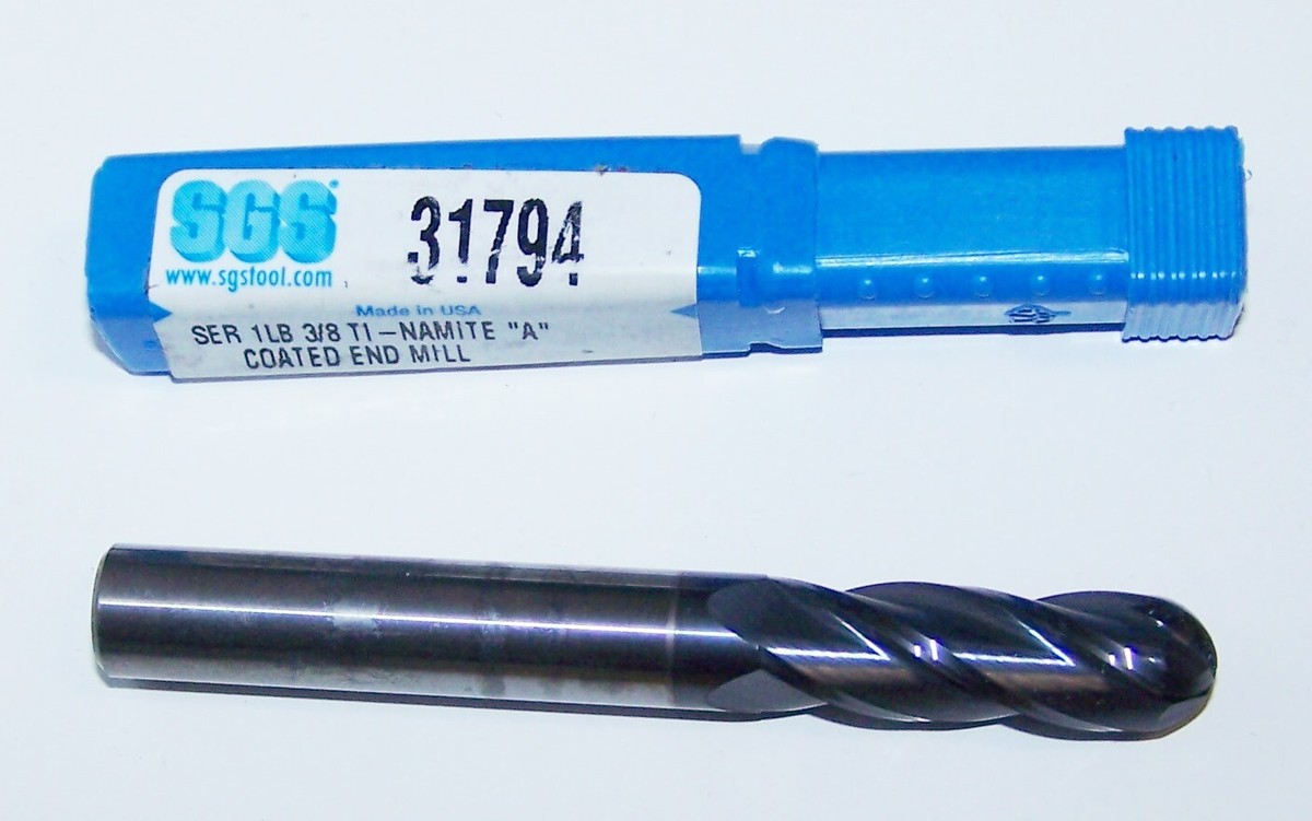 ケー　0823 BALL END MILL CARBIDE 3/8