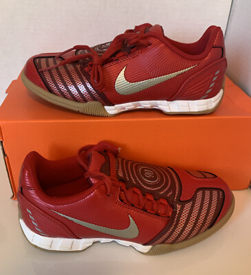 Nike Jr Total 90 Shoot II IC indoor soccer shoes red/sil 318875 606 | eBay