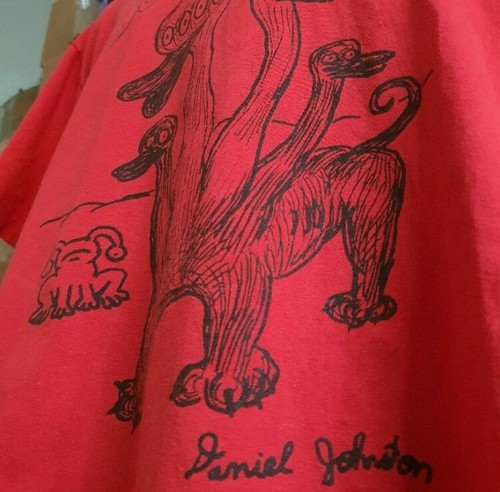 SS15 Supreme Daniel Johnston Rouge T-Shirt Taille XL T-Shirt Rare - Photo 3 sur 7