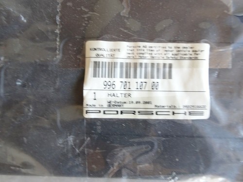 Porsche 996 Boxster Cayman Avant Licence Plaque Support Plaque 99670110700 - Photo 6 sur 10