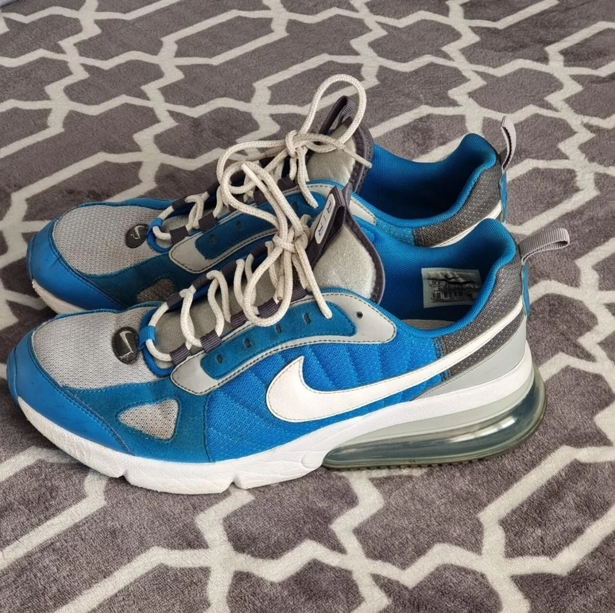 Bnwb Nike AIR MAX 270 React trainers colour Blue White in Size UK