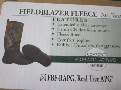Muck Men's Fieldblazer Fleece All-Terrain Hunting Boots - Picture 3 of 3