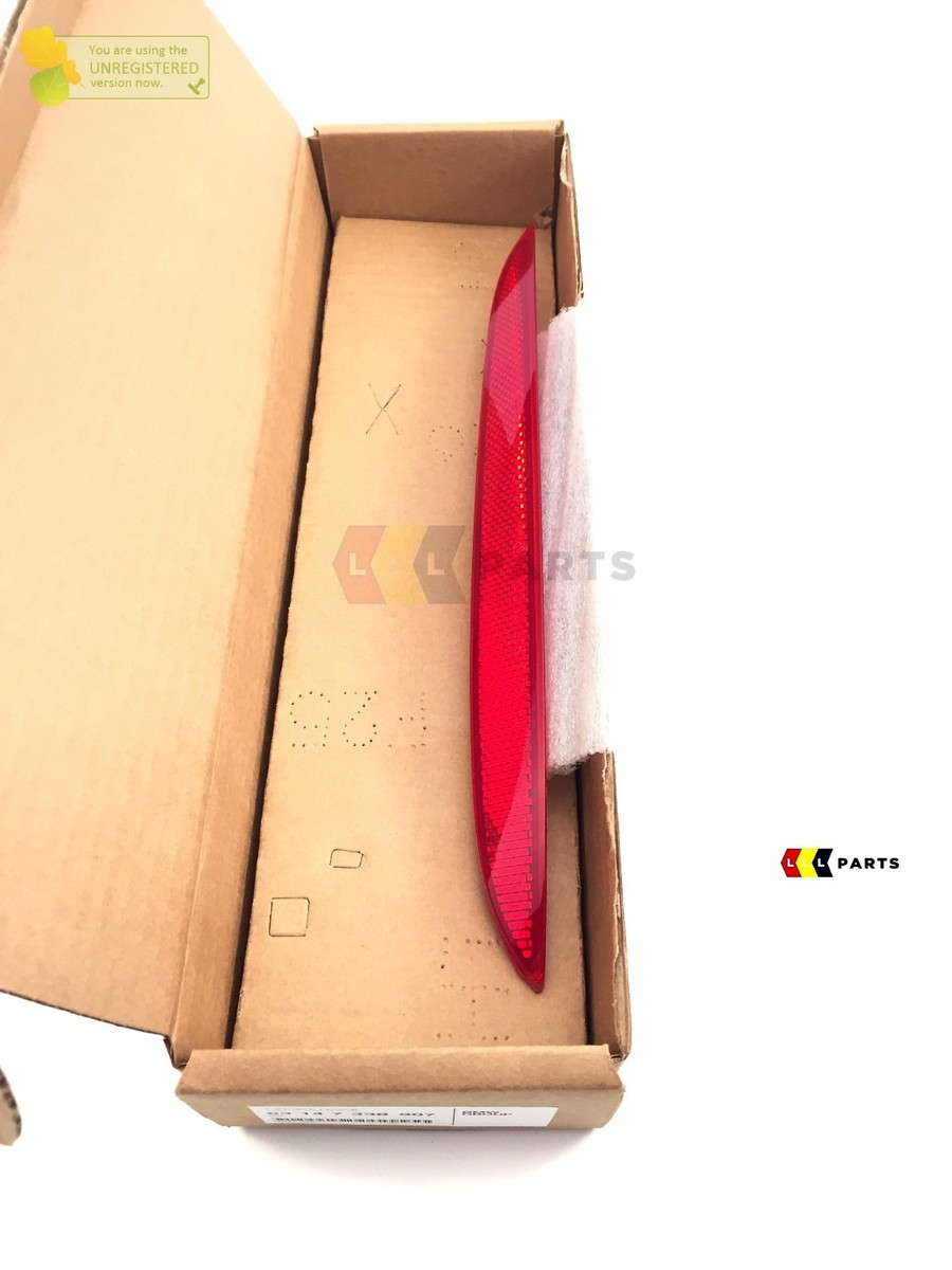 BMW NEW GENUINE X4 SERIES F26 REAR BUMPER LEFT N/S REFLECTOR 