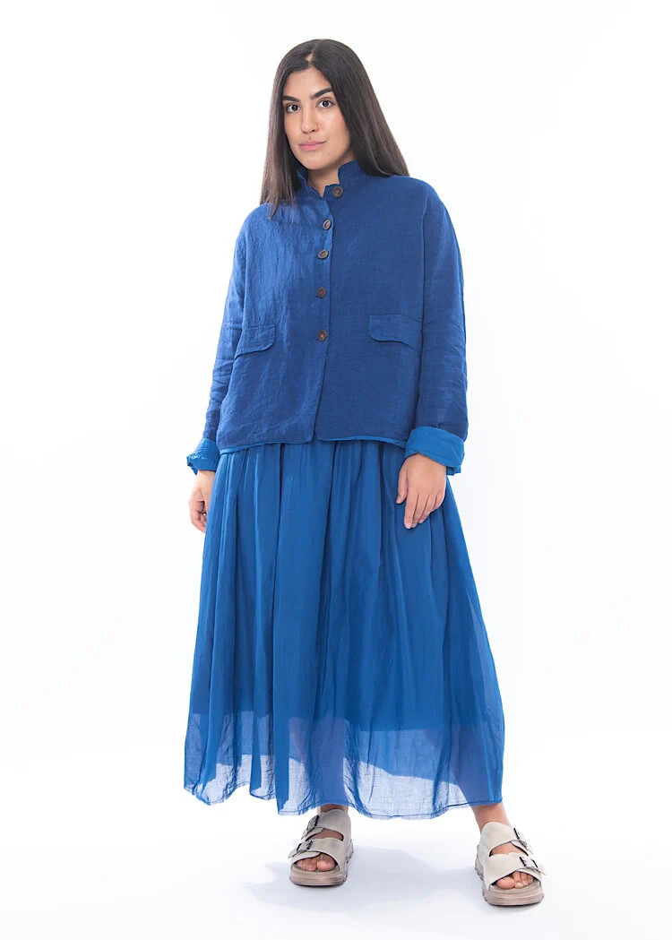 NEW~ H+ Hannoh Wessel Josel Skirt in blue sz 40 | eBay