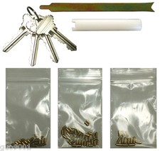 Schlage Rekey Kits 4 keys 8 locks Rekeying Kit 6 Pins Landlord Key Pin Tools