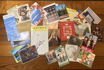 Junk Journal Lot 20+ Antique Vintage Paper Ephemera Greeting, Postcards  As Is