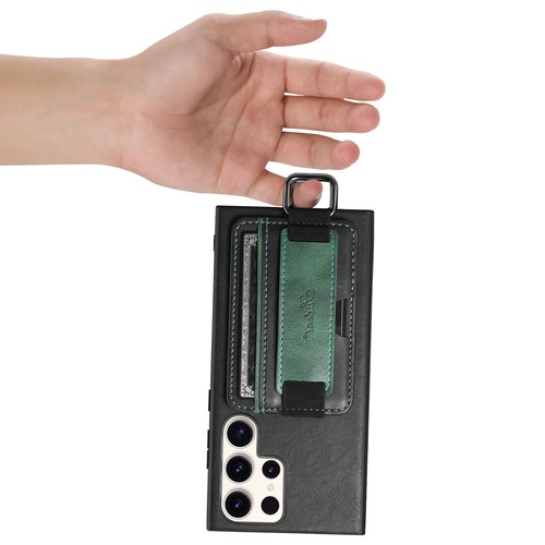 For Samsung Galaxy A14 A54 S24 S23 Leather Wristband Stand Card Slot Phone Case - Zdjęcie 15 z 32