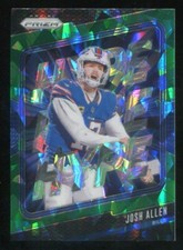 2024 Panini Prizm Hype Green Ice Prizm #13 Josh Allen Bills