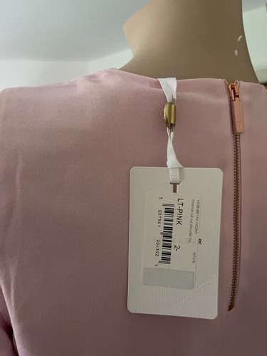 Ted Baker Beyaa Florence Top SIZE 2 RRP £119 Pink BRAND NEW - Picture 6 of 10
