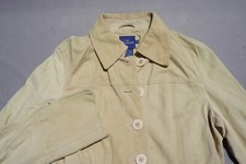 Faconnable Goatskin Leather Jacket With Belt , Coat Women's Size M