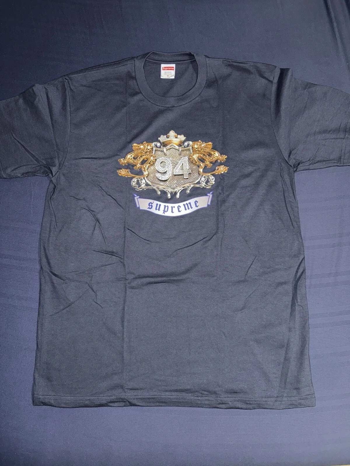 Tee shirt Supreme Diamonds bleu marine Fw24 M
