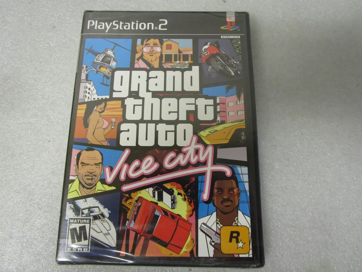 Grand Theft Auto: Vice City 1ST PRINT (PlayStation 2, PS2) New, Factory  Sealed