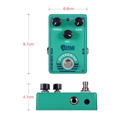 Dolamo Electric Guitar Effects Pedal Distortion Overdrive FUZZ True Bypass W5M1 - Picture 24 of 28