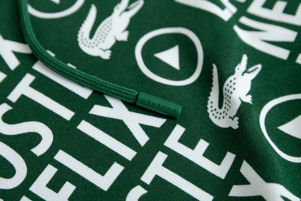 Men’s Lacoste x Netflix Loose Fit Organic Cotton Sweatshirt 3XL Loose Fit - Image 3 of 4