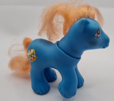 My Little Pony - G1 Baby Drummer 1987 Pony Blau - Made in China - guter Zustand