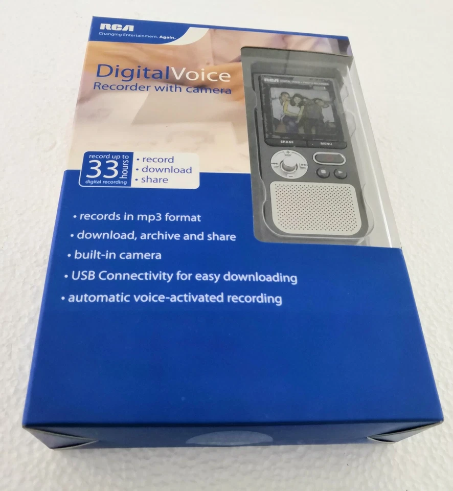 RCA Digital 128 MB Built in Flash Memory Voice Recorder RP5050A - Image 2 of 4