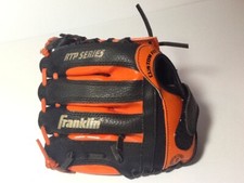 Franklin RTP Series 4612 - 9.5" Baseball Glove. Right hand throw Orange, Black