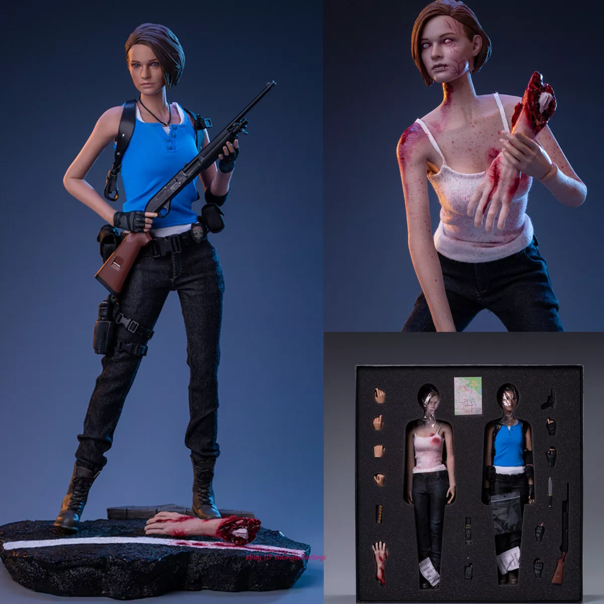 Game Resident Evil Jill Valentine 1/6 12'' PVC Figure Statue NEW