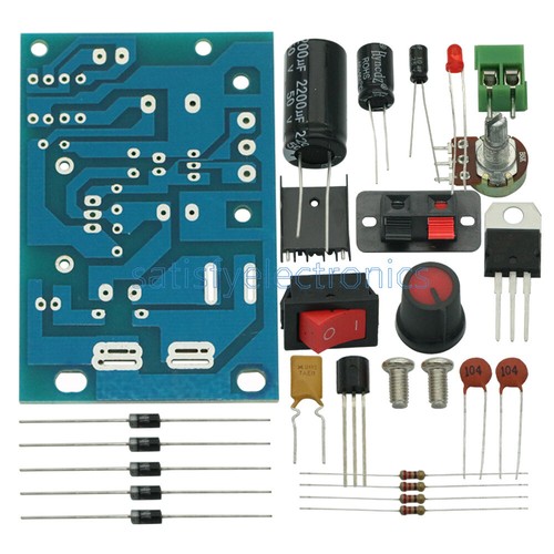 LM317 Step Down DC 5V-35V to 1.25V-30V DIY Kit AC/DC Power Supply Module - Picture 2 of 5