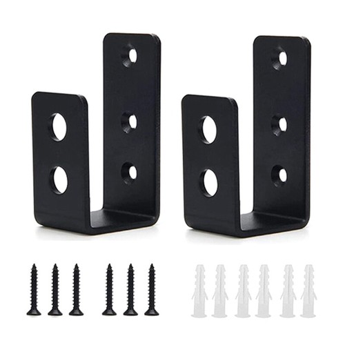 2x4 Door Barricade Brackets Security Bar U Bracket Heavy Duty Devices