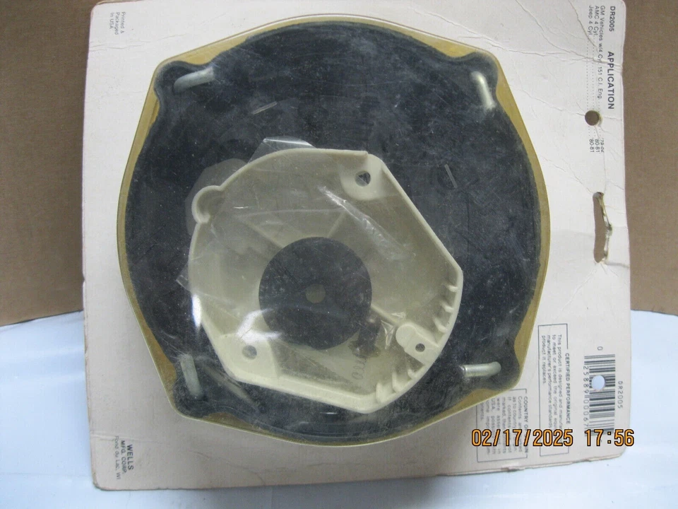 WELLS DR2005 DISTRIBUTOR CAP & ROTOR KIT Foto 3 de 4