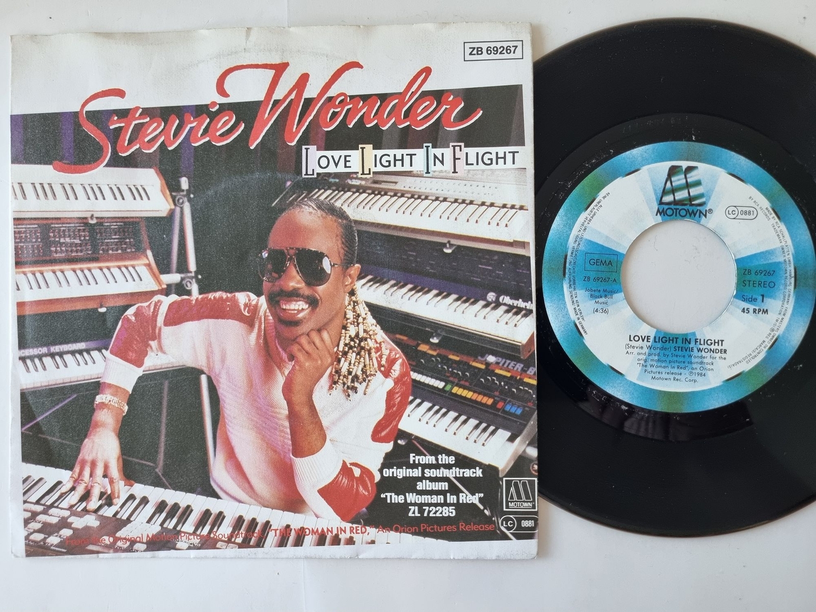 Stevie Wonder - Love Light In Flight 7'' Vinyl Germany