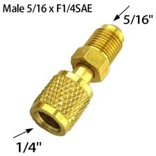 Adapter Male 5/16 for X F1/4 for sae For Air Conditioning S for r32 R410a